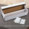 G-PLUS 2-Cell Trading Card Storage Box 1600 Count Corrugated Cardboard Box Holds over 300 3x4 Toploads Sports/Trading Card (Card not included)