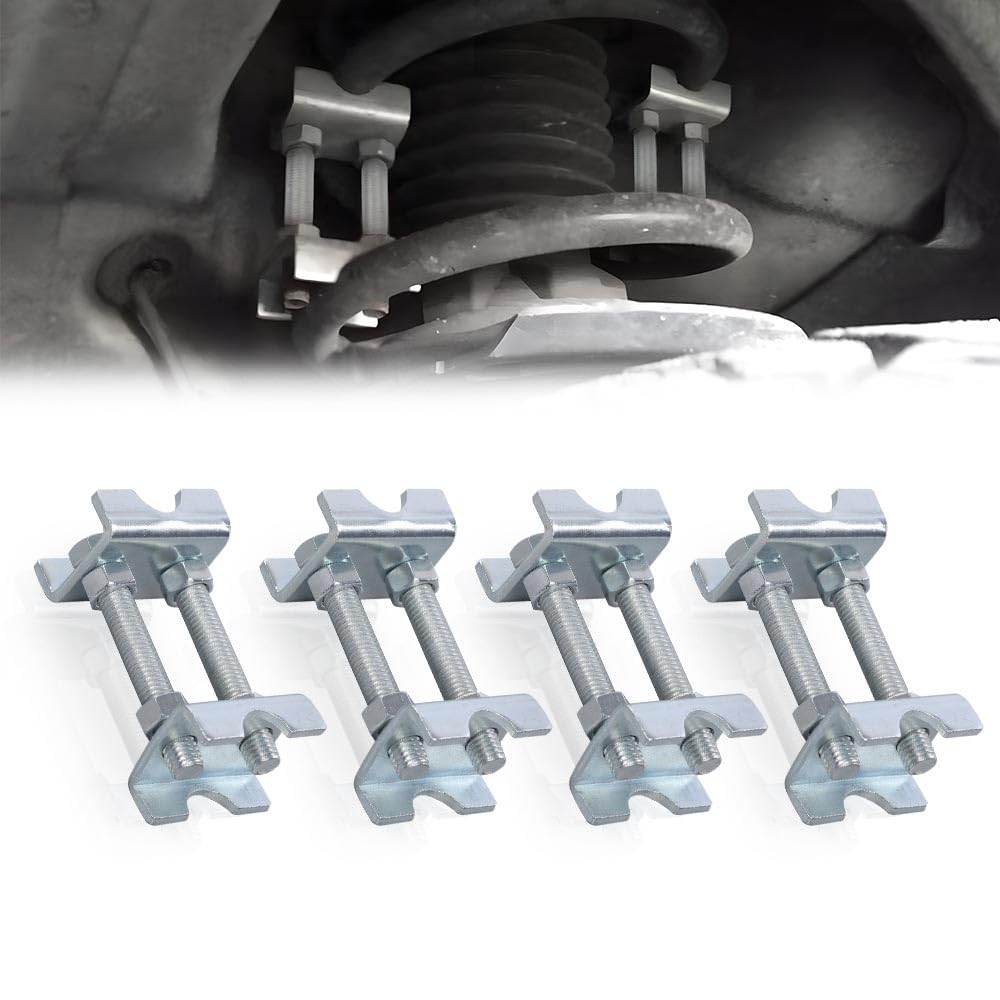 G-PLUS 4pcs Strut Shocks Coil Spring Compressor 2-Way Adjustable Lift or Lower Spring Spacer