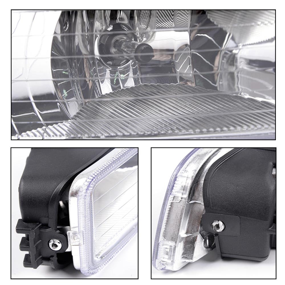 G-PLUS Front Bumper Driving Fog Lights W/Wiring Kit Compatible with 2003-2007 Honda Accord 4DR Sedan/Compatible with 2004-2008 Acura TL All Models luces de neblina