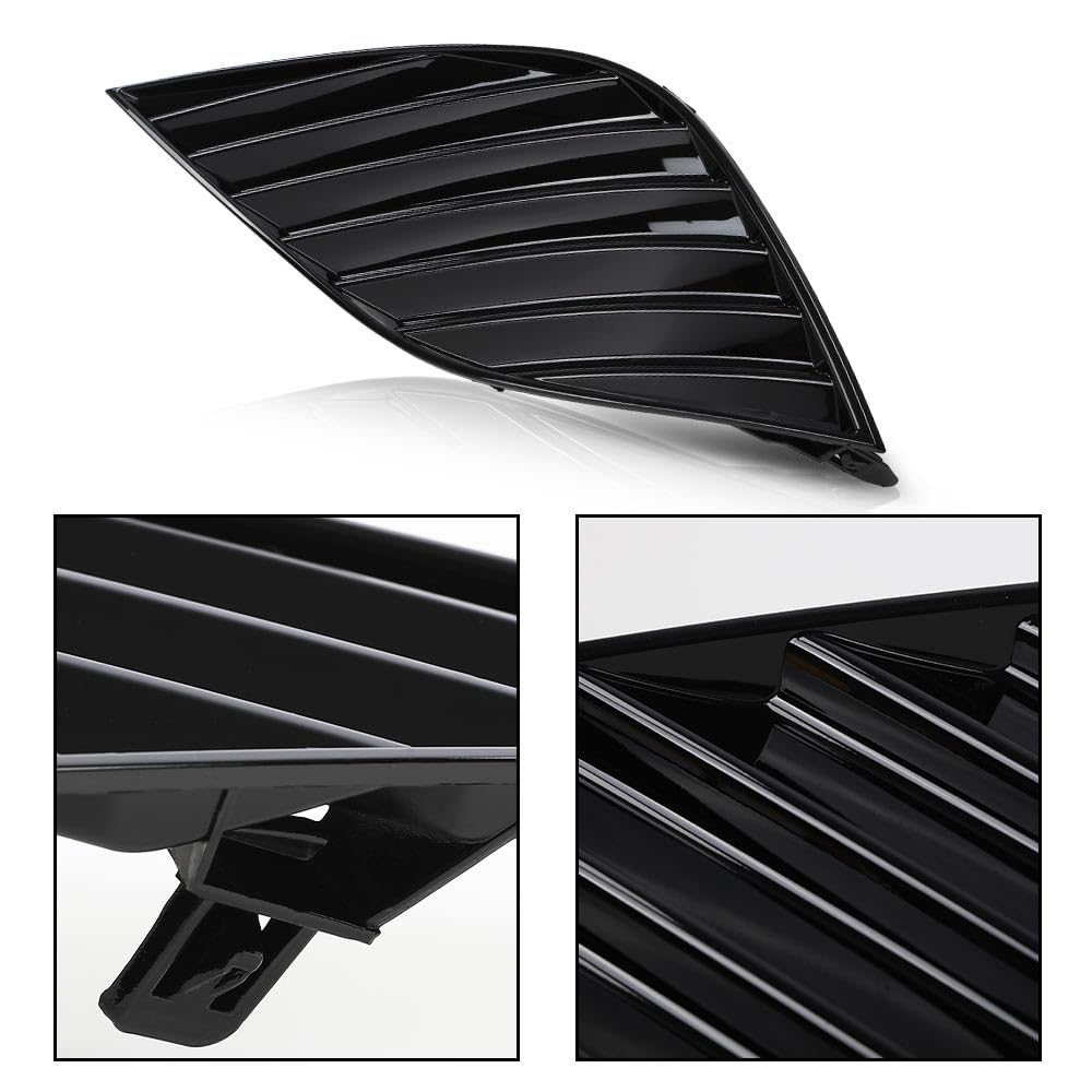 G-PLUS Front Bumper Fog Light Cover Bezel Driver and Passenger Side Compatible with Toyota Camry SE XSE 2018–2020 Fog Lamp Covers 8148106180 8148106170 TO1039211 TO1039210