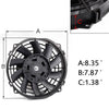 15 ROW AN10 Universal Engine Oil Cooler + Filter Adapter Kit + 7" Universal Fan