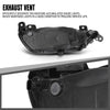 G-PLUS Left Side Front Bumper Fog Light Fog Lamp Compatible with Volvo XC90 XC60 S90 V90 2016 2017 2018 2019 2020 2021 2022 2023 2024 31395865 Black