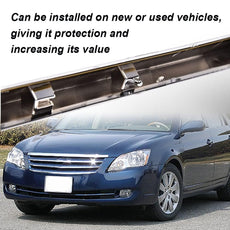 G-PLUS Hood Molding Trim for Toyota Avalon 2005-2010 Chrome Style Front View
