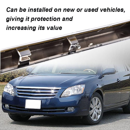 G-PLUS Hood Molding, Compatible with Toyota Avalon 2005-2010 Front Grille Chrome Trim Replace For #75770-AC010, TO1235100
