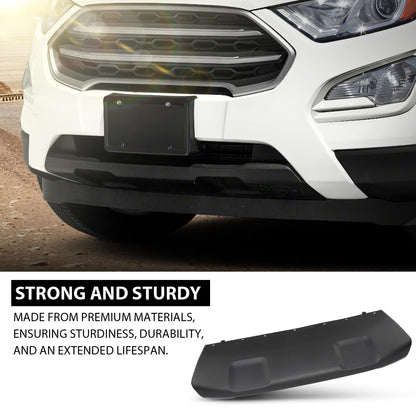 G-PLUS Front Lower Bumper Face Bar Trim Molding Step Pad, Compatible with Ford EcoSport 2018-2022, Fit Models Without Fog Lights, GN1Z17D957NB, FO1015129
