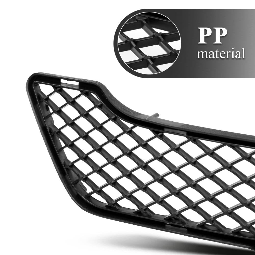 G-PLUS Center Bumper Grille Compatible with ML320 Bluetec 4Matic 2009, Fit ML350 Bluetec/ML450 Hybrid 4Matic2010-2011, Fit ML350 ML550 ML63 AMG Base 2009-2011 1648854123 MB1036133