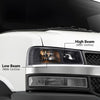 G-PLUS Headlight w/Bulbs Fit Chevy Express/GMC Savana 1500 2003-2014,Fit Chevy Express/GMC Savana 2500 3500 2003-2023 Clear Lens Black Housing Right Bumper Headlamps,faros delanteros Assembly