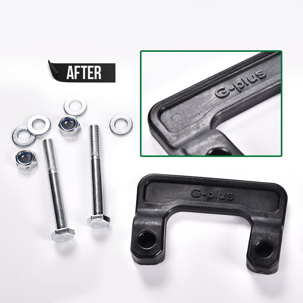 G-PLUS Dual Steering Stabilizer 2"Leveling Kit Compatible With 2007-2018 Chevy/GMC 1500 | 07-20 Yukon (Black color)