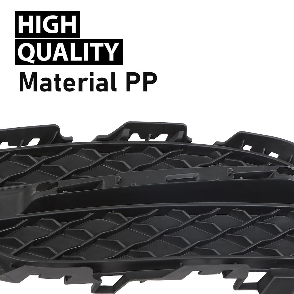 G-PLUS Fog Light Covers Front Passenger Right Side Compatible with Jaguar XJ XJR 2014-2017