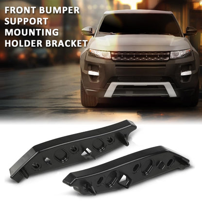 G-PLUS Front Bumper Support Mounting Holder Bracket Compatible with Land Range Rover Evoque 2019+ Black LR137681, LR114818