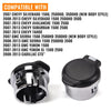 G-PLUS Dash Power Outlet Cover, Dash Panel Retainers Cigarette Lighter Plug Retainer, Compatible with 2007-2013 Silverado Sierra Tahoe 20983936 25793816 Dash Retainers 12v Power, 2PCS