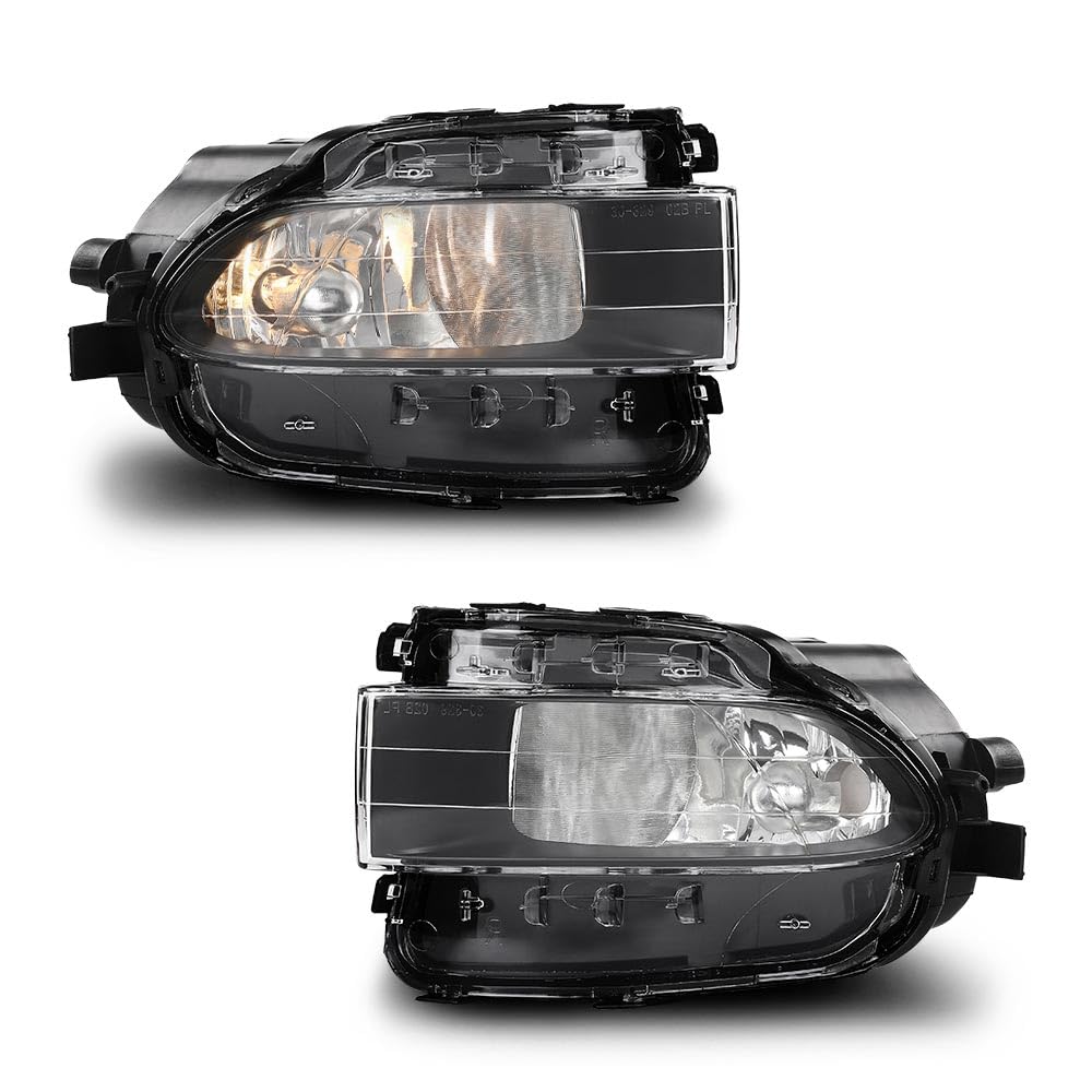 G-PLUS Fog Lights Assembly Lamp Clear Lens Compatible with Lexus GS300 GS350 GS430 GS450h GS460 2006-2011 8122130282