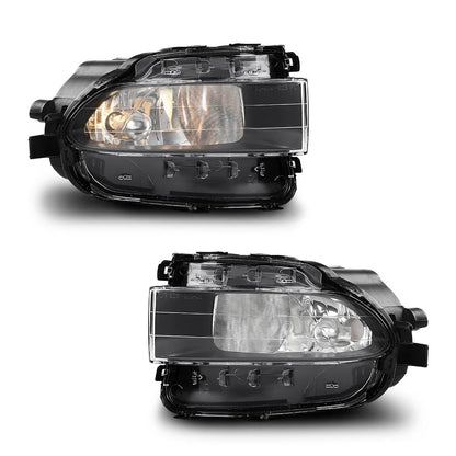 G-PLUS Fog Lights Assembly Lamp Clear Lens Compatible with Lexus GS300 GS350 GS430 GS450h GS460 2006-2011 8122130282