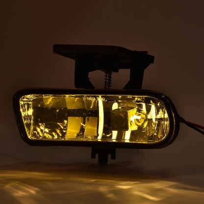 G-PLUS Front Bumper Fog Light Compatible With GMC Yukon/Yukon XL 2000 2001 2002 2003 2004 2005 2006,Driving Fog Lamps Replacement Driver & Passenger Side Pair Yellow Lens