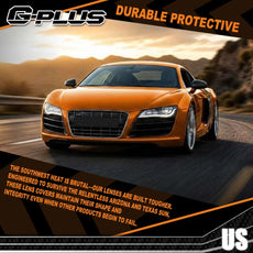 G-PLUS Headlight Lens Cover for Audi R8 2008-2015 Clear Pair Product Features