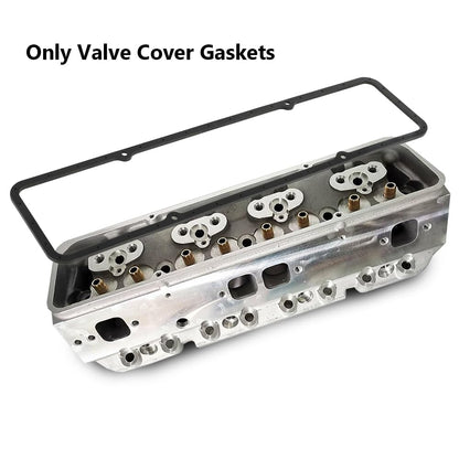 G-PLUS Steel Core Rubber Valve Cover Gaskets Compatible with SBC Chevy 305 327 350 383 400 Engines 7484BOX