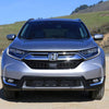 G-PLUS Chrome Front Upper Bumper Grille Trim Compatible with Honda CRV CR-V 2017 2018 2019 Grill Assembly