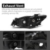 G-PLUS Headlights Projector Fit Mazda CX-5 (submodel: Grand Touring, GS, GT, GX, Sport, Touring) 2013-2016,Headlamps Clear Lens Black Housing Amber Reflector Left & Right,faros delanteros
