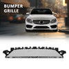 G-PLUS Bumper Grille Black Center Compatible with Benz C300 C43 AMG C450 AMG 4Matic 2015-2018, Fit For Models With AMG Styling Package 2058852123