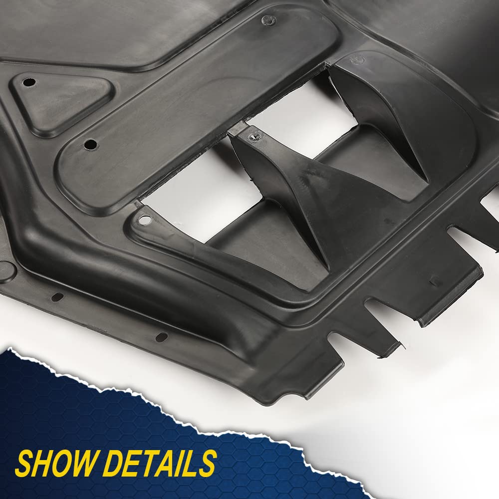 G-PLUS Front Engine Splash Shield Compatible with 2012-2015 Volkswagen Passat, Front Center Lower Undercar Shield Replacement
