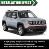 G-PLUS Front Upper Bumper Cover Fascia Compatible With Renegade 2015-2018#CH1014122 5UX70TZZAA