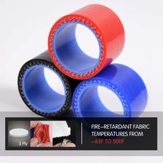 G-PLUS Silicone Radiator Coolant Hose Pipe Kit w/Clamps Close-up View