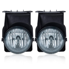 G-PLUS Pair Fog Lights for GMC Sierra 1500 2003-2006 Smoky Lens