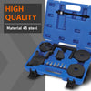 G-PLUS Transmission Rubber Mount Bushing Extractor Tool Kit Compatible with BMW E90, E91, E92, E60, E61, F07, F10, F11, F01, F02, E84, 45 Steel Black
