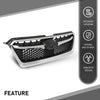 G-PLUS Front Bumper Grille w/Moulding Trim Compatible with Subaru Impreza 2012-2016,Fit Subaru Crosstrek 2016-2017 SU1200163