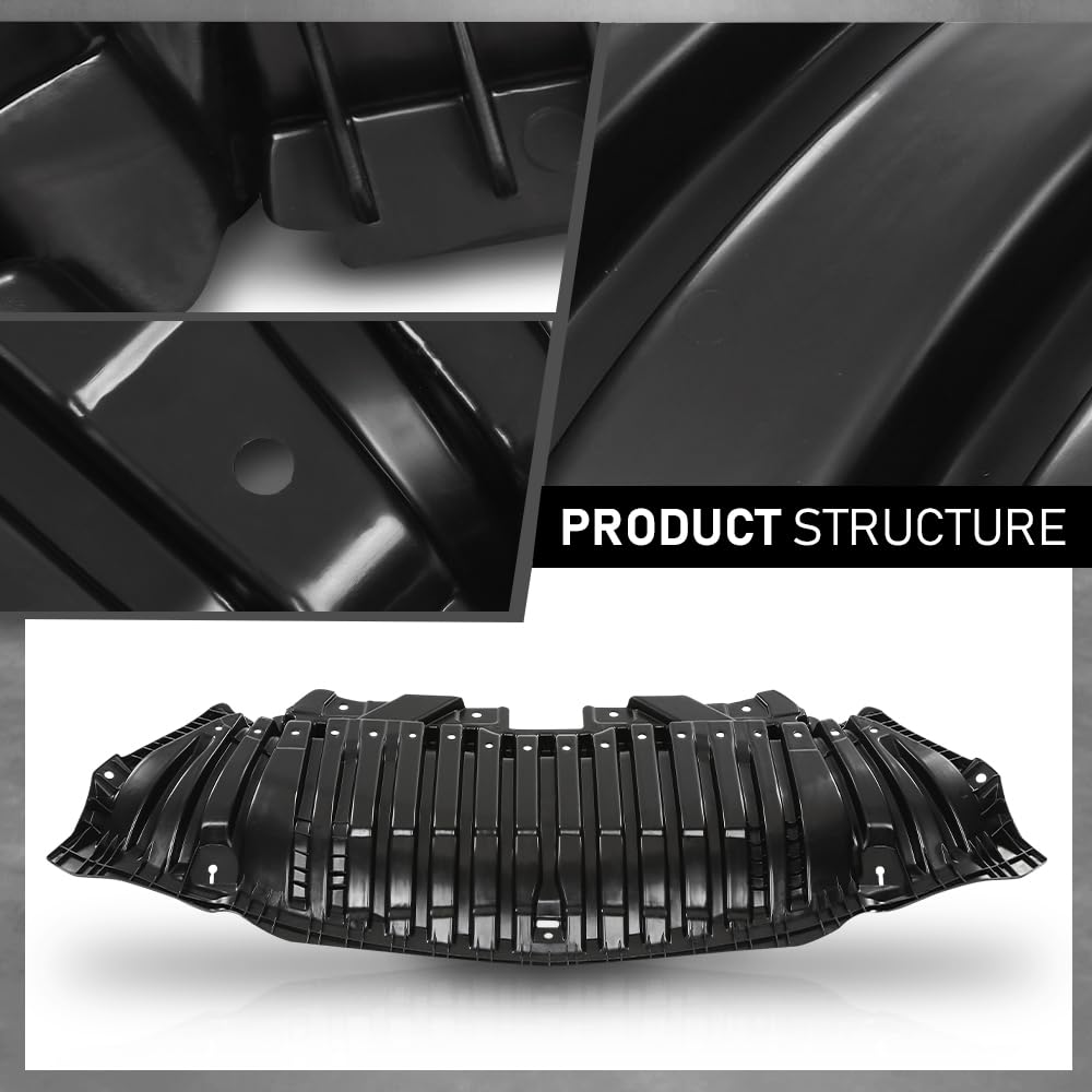 G-PLUS Front Engine Splash Shields Compatible with Benz C300 2016-2021 2055200000-PFM MB1228184