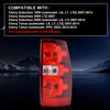 G-PLUS Tail Lights w/Harness Right Compatible with Chevy Suburban 1500 (submodel: LS, LT, LTZ) 2007-2014/Fits Chevy Suburban 2500 LTZ 2007 Luces Traseras Rear Brake Lamps Assembly Faros Traseros