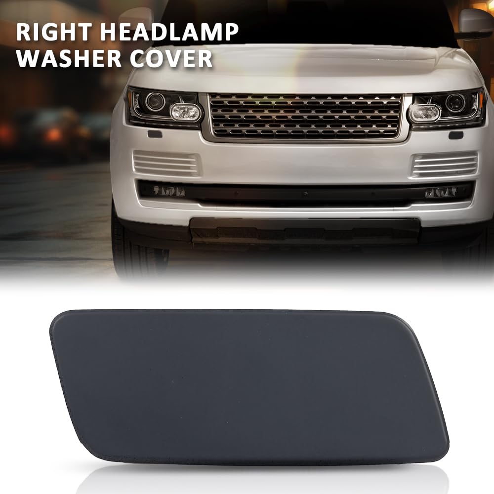 G-PLUS Headlight Washer Cover Powerwash Cap Right Side Compatible with Range Rover 2013-2017