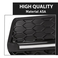 G-PLUS Fog Light Covers 2PCS for Audi Q5 2009-2012 Gloss Black Product Features
