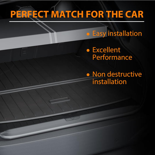 G-PLUS Trunk Mat Cargo Liner w/Seat Back Protection Compatible with Mazda CX-50 2023-2024 TPE All Weather Full Cover Protection 3 Piece,Black
