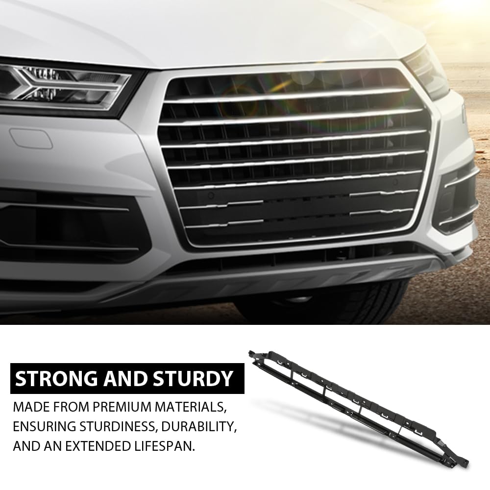 G-PLUS Front Bumper Cover Grille Insert, Compatible with Audi Q7 2016-2019, AU1036118, 4M0807647B4W3