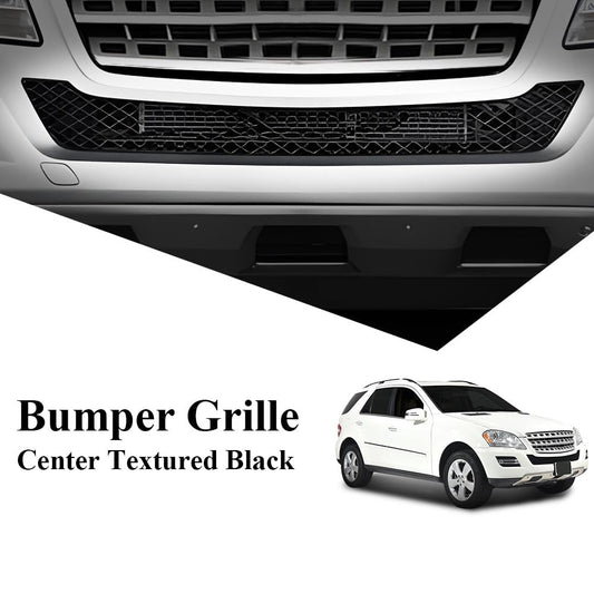 G-PLUS Center Bumper Grille Compatible with ML320 Bluetec 4Matic 2009, Fit ML350 Bluetec/ML450 Hybrid 4Matic2010-2011, Fit ML350 ML550 ML63 AMG Base 2009-2011 1648854123 MB1036133