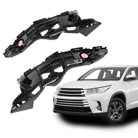 G-PLUS Front Bumper Bracket Driver and Passenger Side Compatible with 2018 Highlander Hybrid LE/2017 Highlander Hybrid Limited/2019 Highlander Hybrid XLE