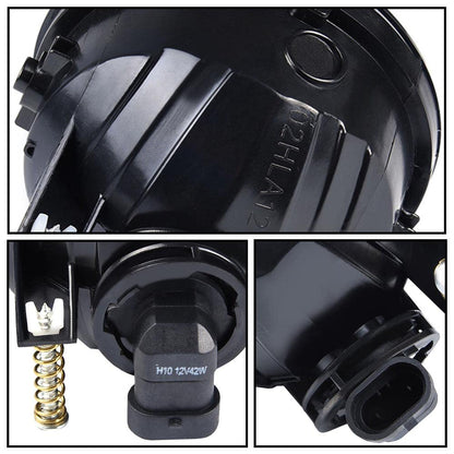 G-PLUS Front Fog Lights W/Bulb Pair Compatible with Ford F150 2006-2010 AL3Z15200A, AL3Z15201A, FO2593220, FO2592220