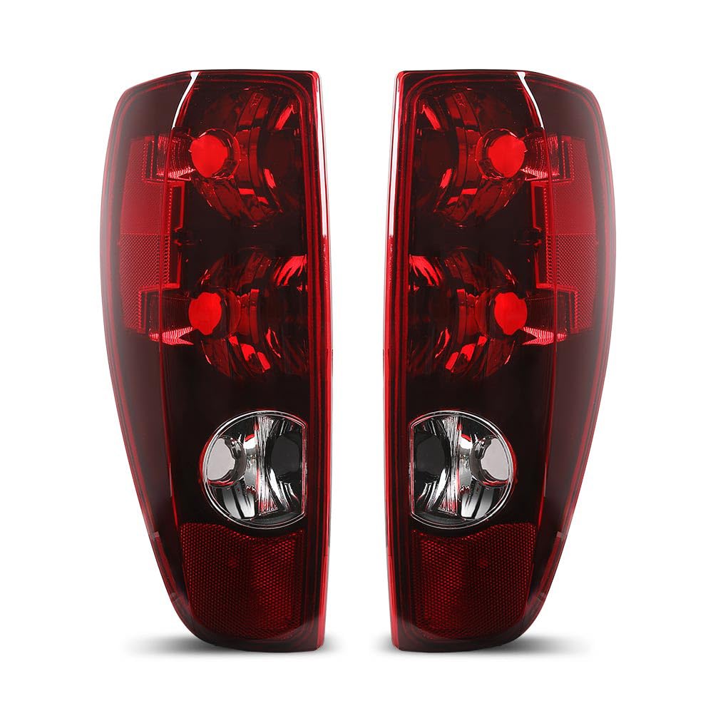 G-PLUS Rear Tail Lights Assembly Compatible with Chevy Colorado 2004-2012/Fit GMC Canyon 2004-2012,Rear Lamps Luces Traseras, Faros Traseros w/o Blubs Driver and Passenger Side