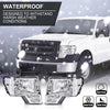 G-PLUS Headlights Assembly, Compatible with Ford F150 2009 2010 2011 2012 2013 2014 (NOT Fit LED Style,Only Fit without LED Style) bumper Headlamp Clear lens Chrome Housing Clear Reflector
