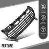G-PLUS Front Bumper Grille Compatible with Porsche Cayenne 2015 2016 2017 2018 95850568302, 958505683 Black