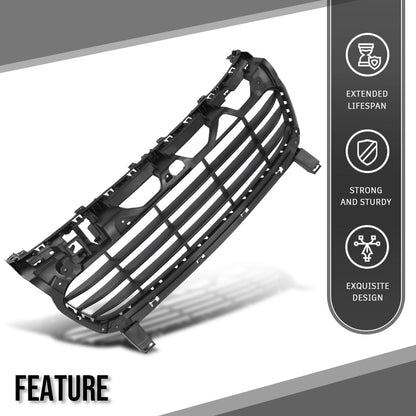 G-PLUS Front Bumper Grille Compatible with Porsche Cayenne 2015 2016 2017 2018 95850568302, 958505683 Black