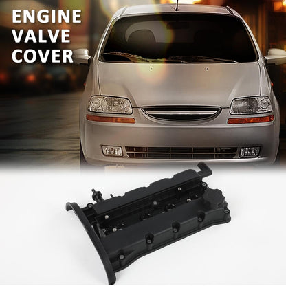 G-PLUS Engine Valve Cover w/Gasket & Cap Compatible with Chevy Aveo 2004 2005 L4 1.6L 96473698
