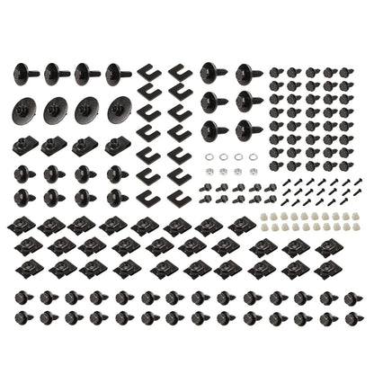 G-PLUS Fender Sheet Metal Bolt Kit Set Compatible with 1968-1972 Chevelle/El Camino 70-72 Monte Carlo 190Pcs Sheet Metal Bolt Hardware Kit Front End Fastener Kit
