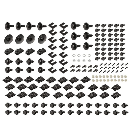 G-PLUS Fender Sheet Metal Bolt Kit Set Compatible with 1968-1972 Chevelle/El Camino 70-72 Monte Carlo 190Pcs Sheet Metal Bolt Hardware Kit Front End Fastener Kit