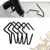 G-PLUS 5pcs/Bag Pistol Display Holder,Handgun Pistol Revolver Safe Storage Stand Display Holder Single Rack,Black Handgun Rack Pistol Stand Black