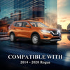 G-PLUS Fender Flares Front 2 PCS Set Compatible with Nissan Rogue 2014-2020 Driver and Passenger Side Textured Black Wheel Fender Trims 638609TA1A NI1291101 638619TA1A NI1290101