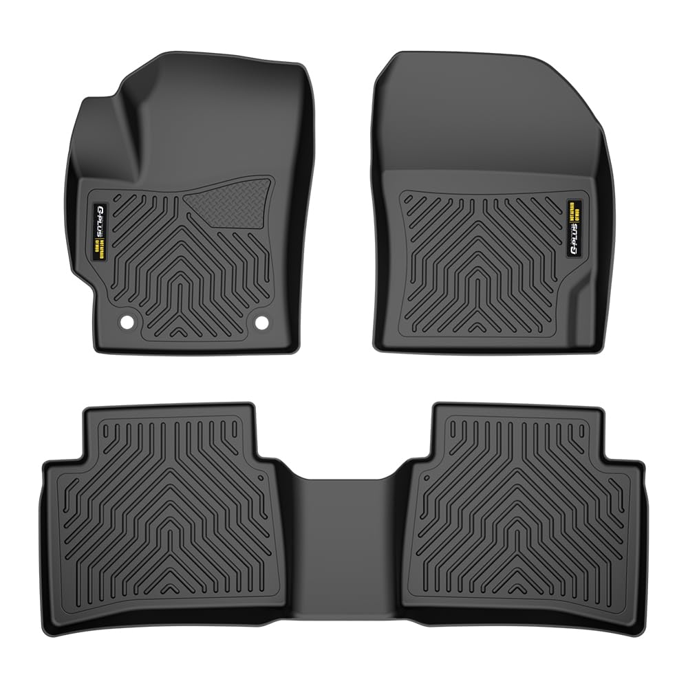 G-PLUS TPE Cargo Liners Compatible with Toyota Corolla Sedan 2020-2024(NOT Fit Hatchback Models) All Weather Full Cover Protection 1st & 2nd Row Cargo Liner Black 3PCS