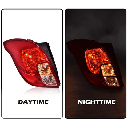 G-PLUS Rear Tail Light, Compatible with Buick Encore 2013-2016 4-Door Sport Utility,Driver Side Only LED Red Lens Chrome Housing Luces Traseras Rear Brake Lamps Assembly