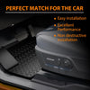 G-PLUS TPE Floor Mats Fit Ford E150 E250 E350 Econoline & Econoline Club Wagon 1997-2005 1st Row Truck Accessories Cargo Liners All Weather Protection 2PCS Black Alfombras para Carro